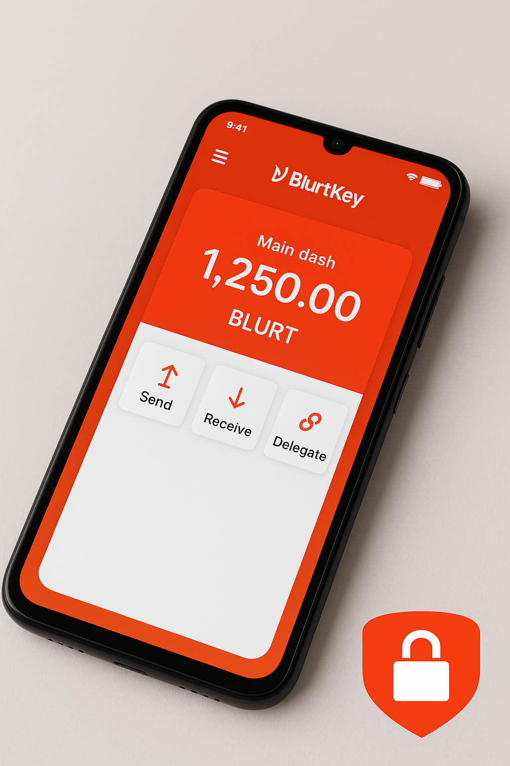 BlurtKey Main Dashboard